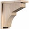 Ekena Millwork Monterey Smooth Corbel w/Backplate, Douglas Fir, 5 1/2"W x 14"D x 14"H COR06X14X14MON01SDF - alternate 1